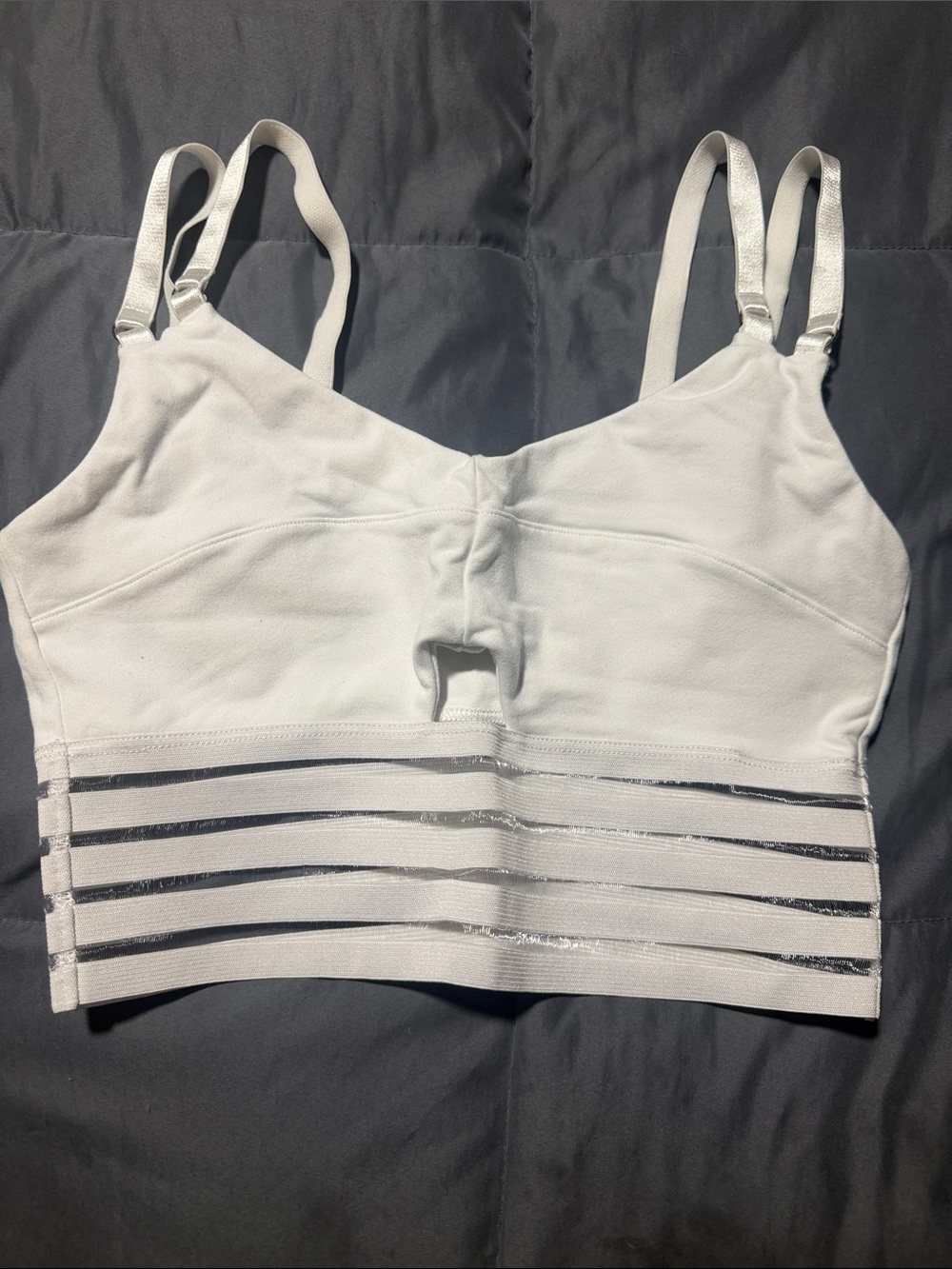 Bombshell sportswear white top size S